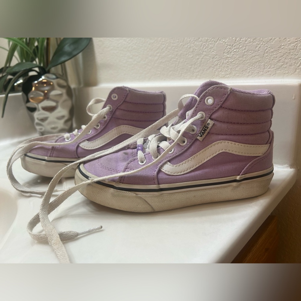 Vans Lavender High-Top Shoes